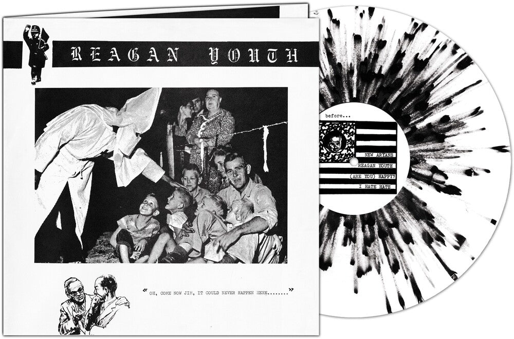 the album cover for Reagan Youth - Youth Anthems For The New Order - Black/White