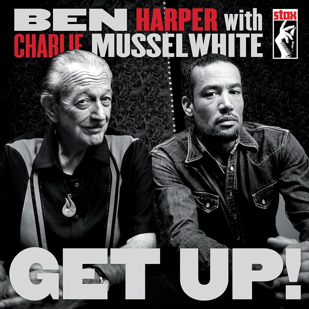 the album cover for Ben Harper And Charlie Musselwhite - Get Up! [LP]