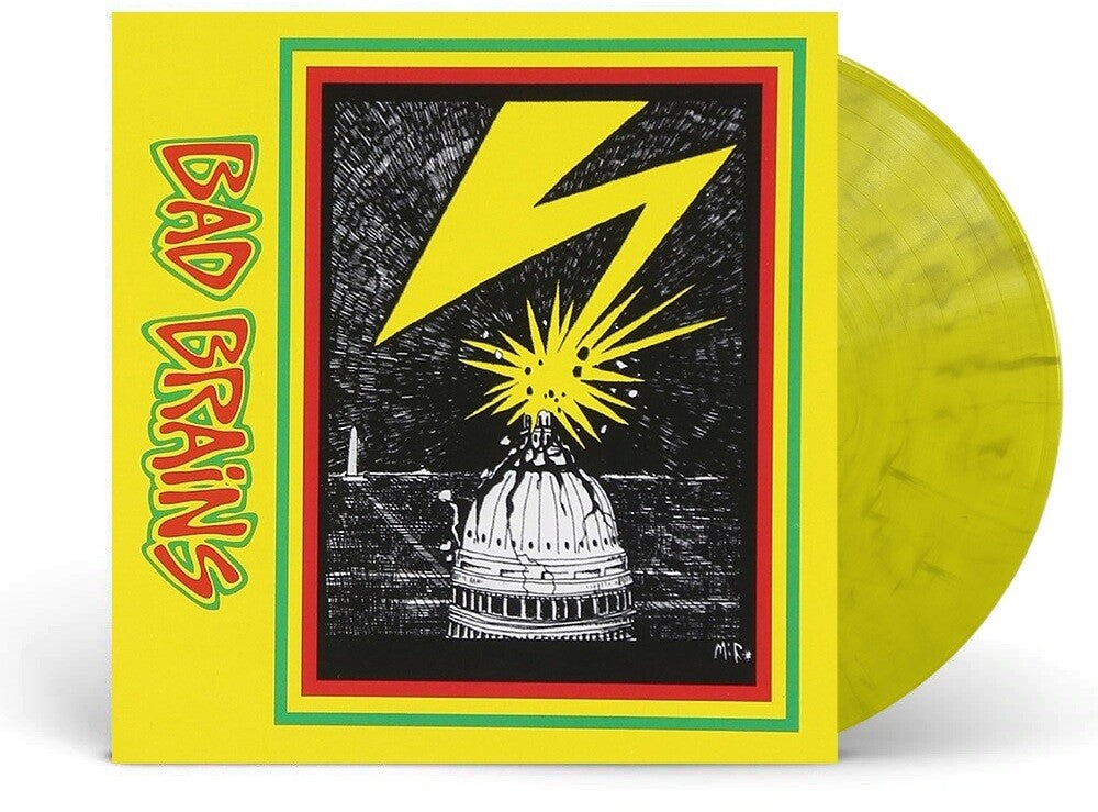 the album cover for Bad Brains - Bad Brains (Banana Peel) (Blk) [Colored Vinyl] (Ylw)