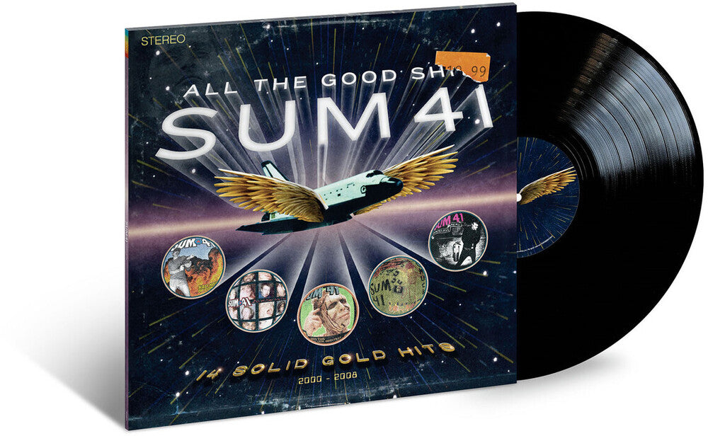 the album cover for Sum 41 - All The Good Sh**: 14 Solid Gold Hits 2001-2008 [LP]