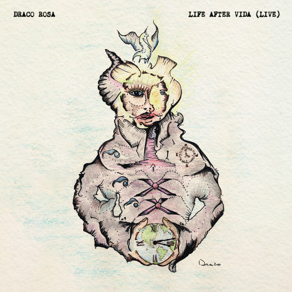 the album cover for Draco Rosa - Life After Vida (Live) [Clear Vinyl] (Gate) [180 Gram] (Wht)