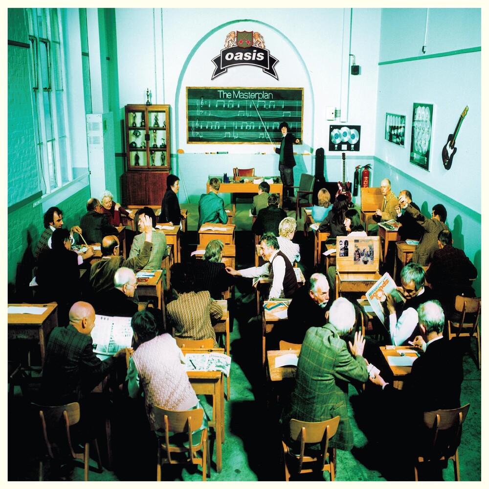 the album cover for Oasis - The Masterplan: Remastered Edition [2LP]