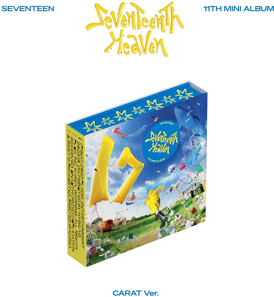 the album cover for SEVENTEEN - SEVENTEEN 11th Mini Album ‘SEVENTEENTH HEAVEN’ [CARAT Ver.]