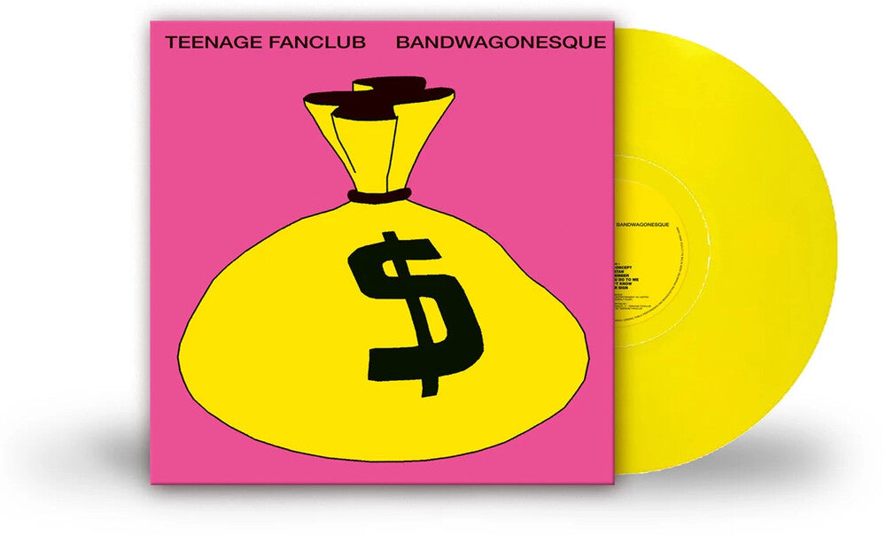 the album cover for Teenage Fanclub - Bandwagonesque [Colored Vinyl] (Ylw) (Uk)