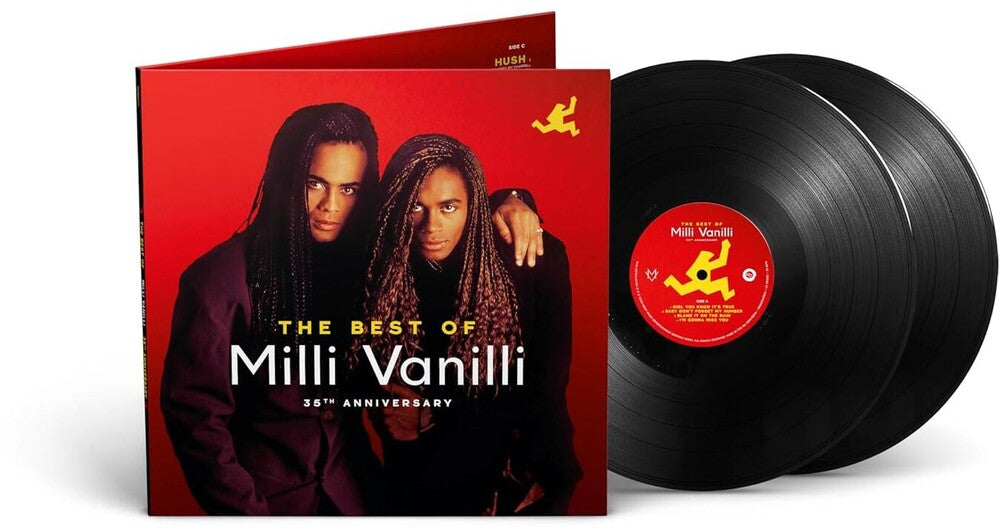 the album cover for Milli Vanilli - The Best of Milli Vanilli (35th Anniversary) [2LP]