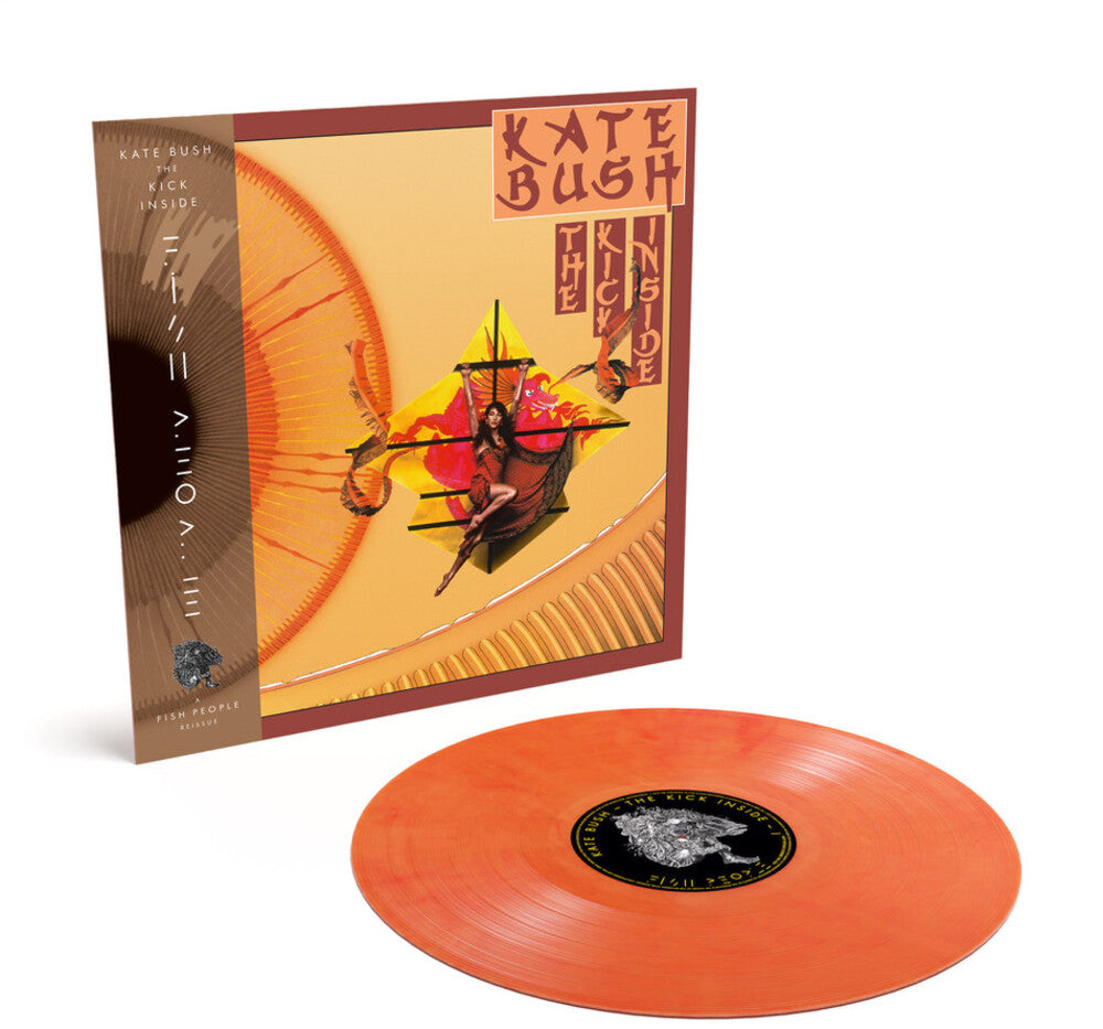 the album cover for Kate Bush - Kick Inside: Remastered [Indie Exclusive Limited Edition Mango Chutney LP]