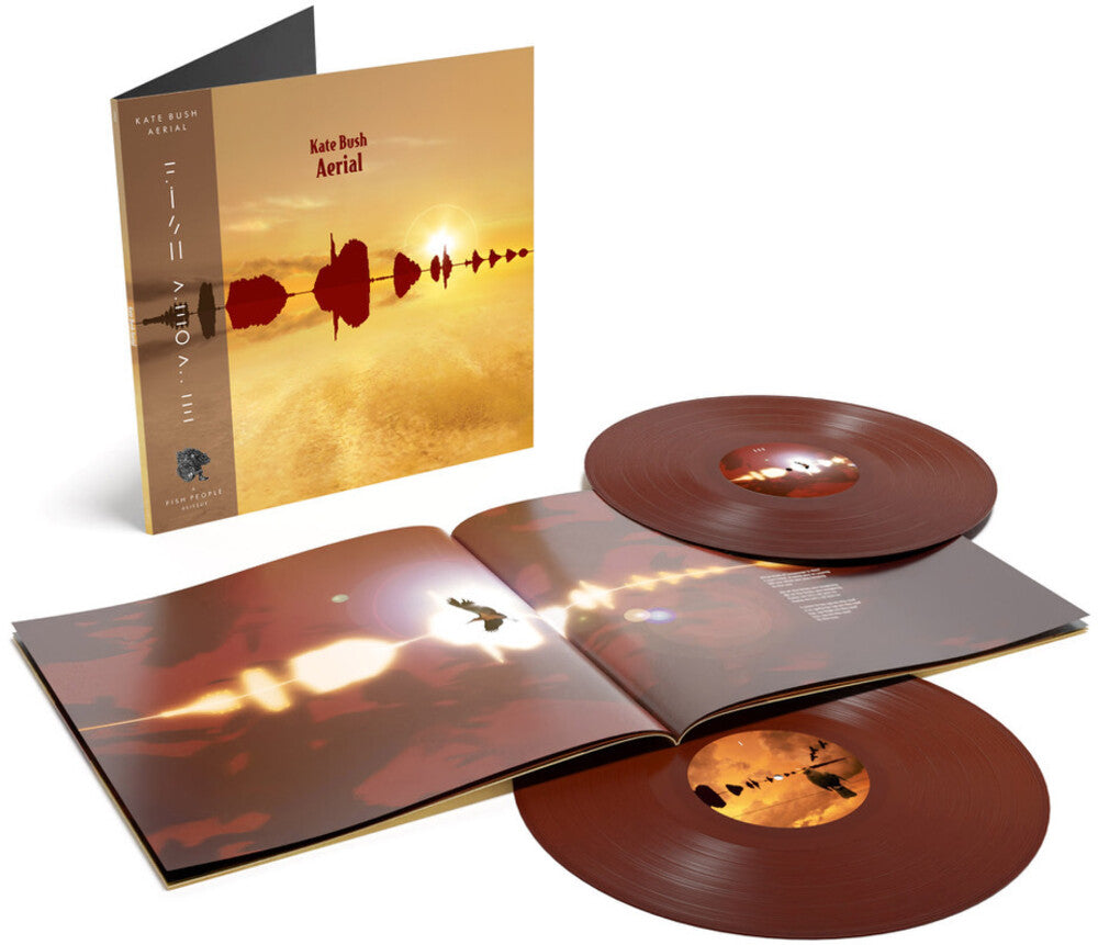 the album cover for Kate Bush - Aerial: Remastered [Indie Exclusive Limited Edition Goldy Locks 2LP]