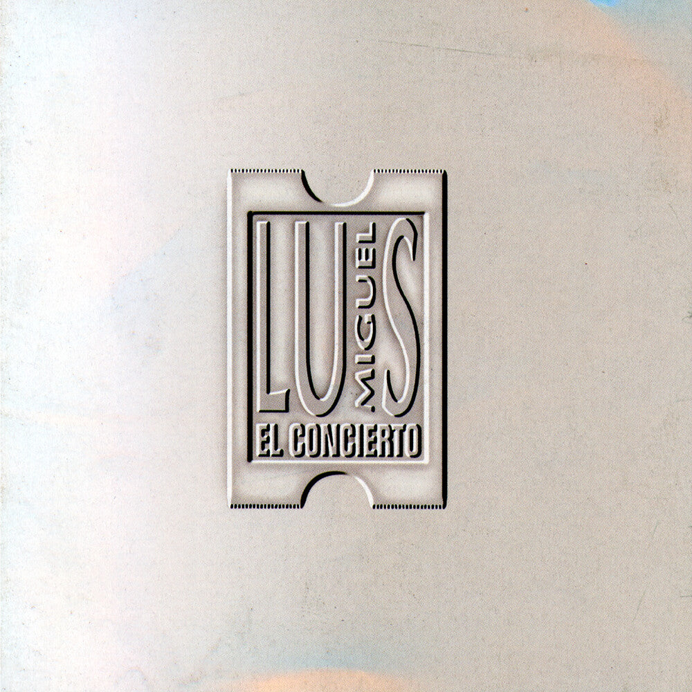 the album cover for Luis Miguel - En Concierto (Arg)
