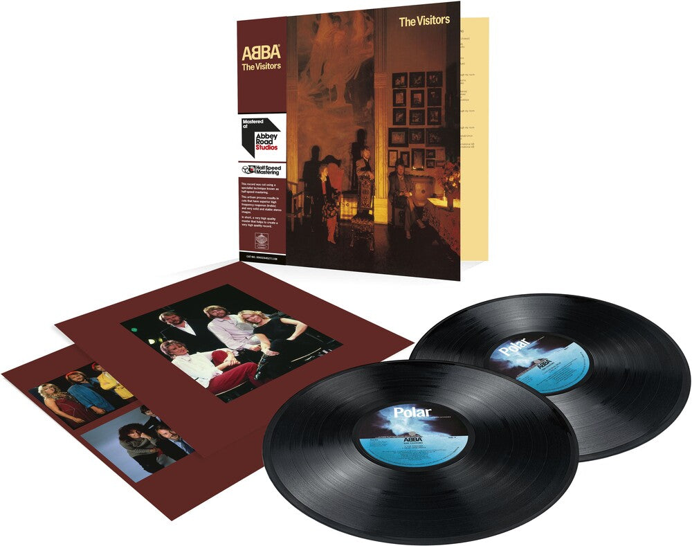 the album cover for ABBA - The Visitors [Half-Speed 2 LP]