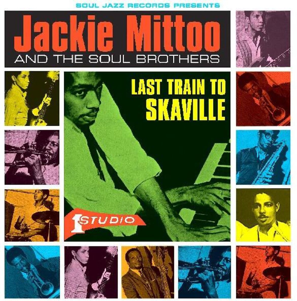 the album cover for Jackie Mittoo  & Soul Brothers - Last Train To Skaville [Clear Vinyl] (Grn) [Download Included]