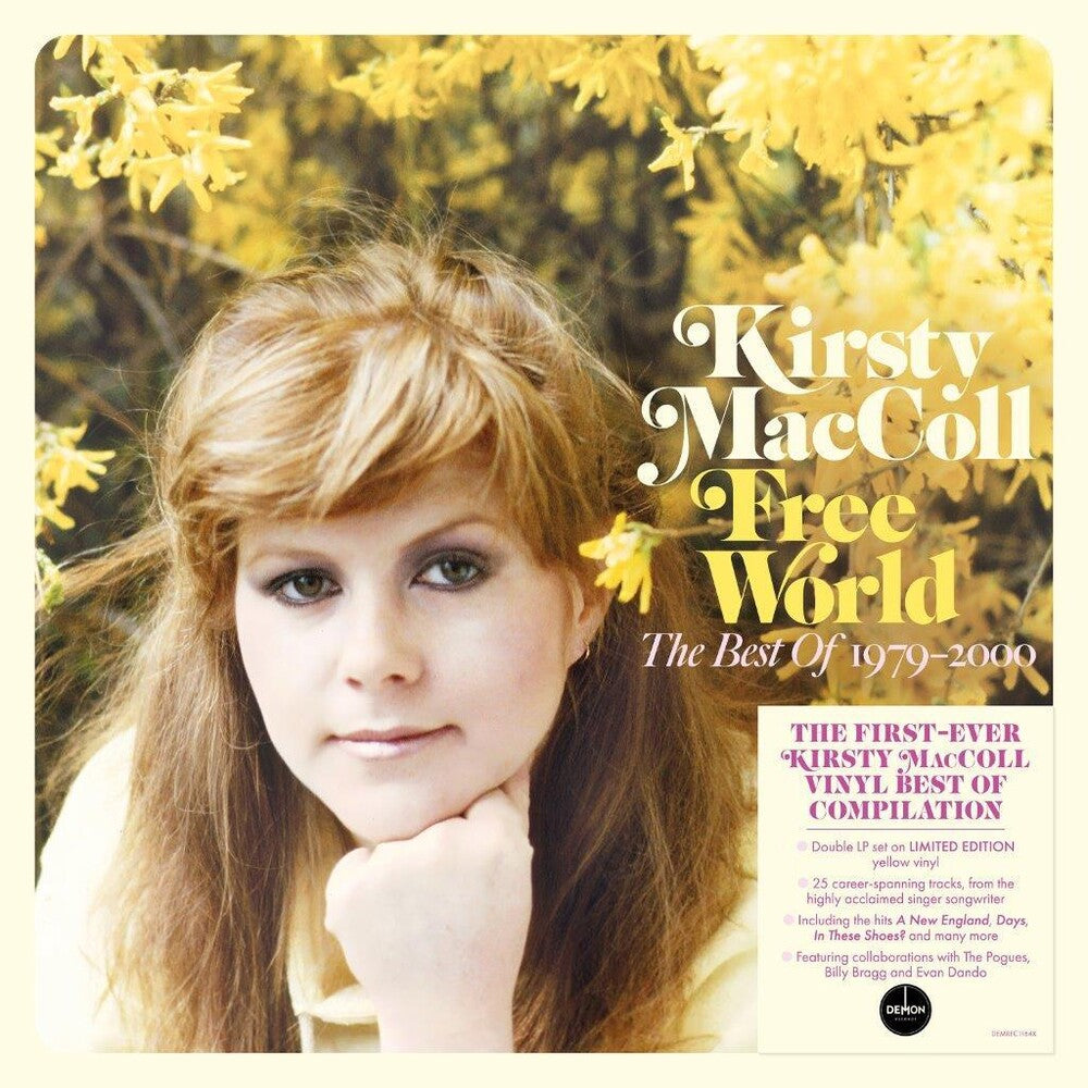 the album cover for Kirsty Maccoll - Free World: The Best Of Kirsty Maccoll 1979-2000