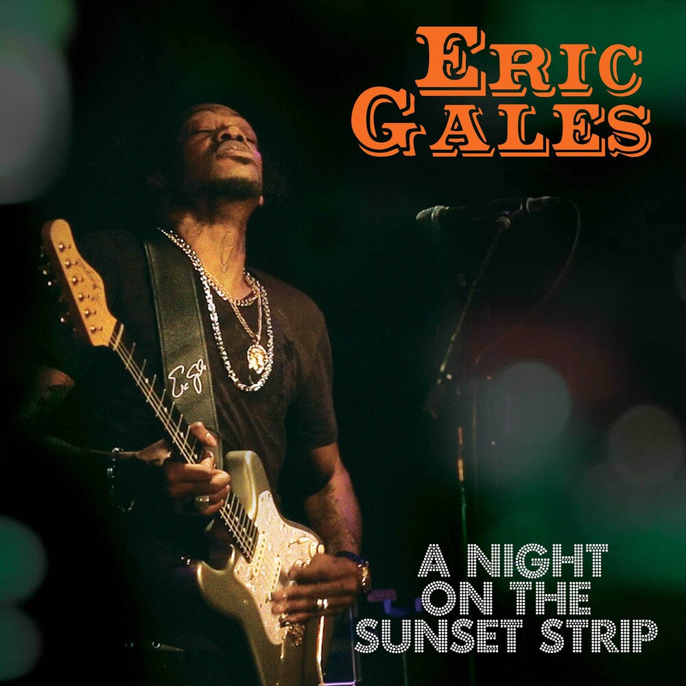 the album cover for Eric Gales - Night On The Sunset Strip - Gold [Colored Vinyl] (Gol)