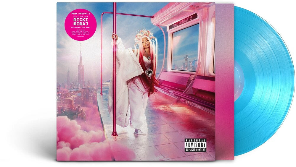 the album cover for Nicki Minaj - Pink Friday 2 [Electric Blue LP]