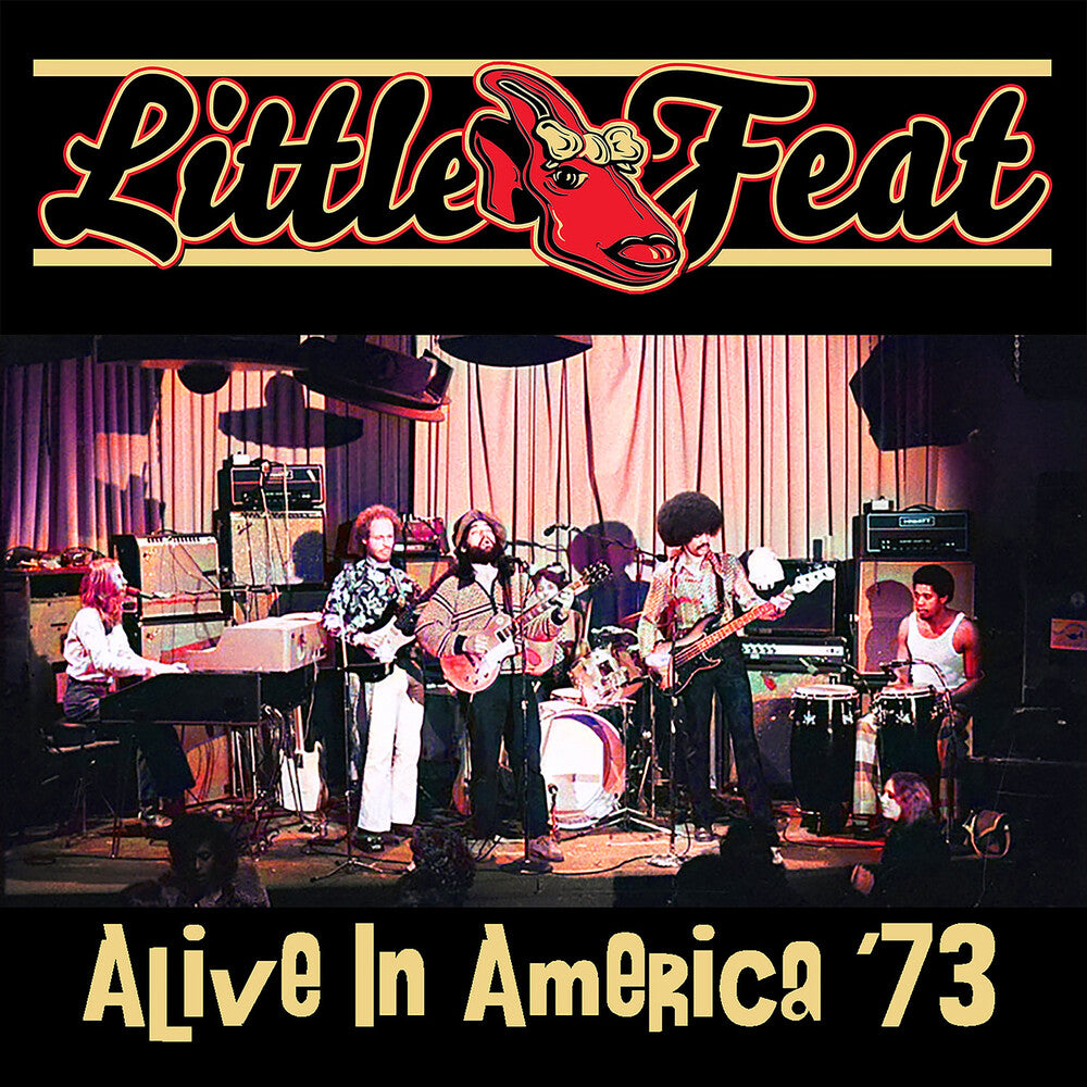 the album cover for Little Feat - Alive In America '73 [180 Gram Red]