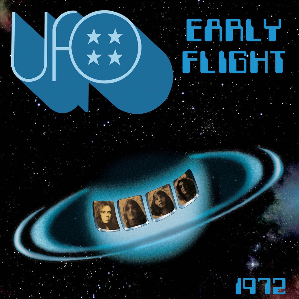 the album cover for UFO - Early Flight 1972 - Blue Marble (Blue) [Colored Vinyl]