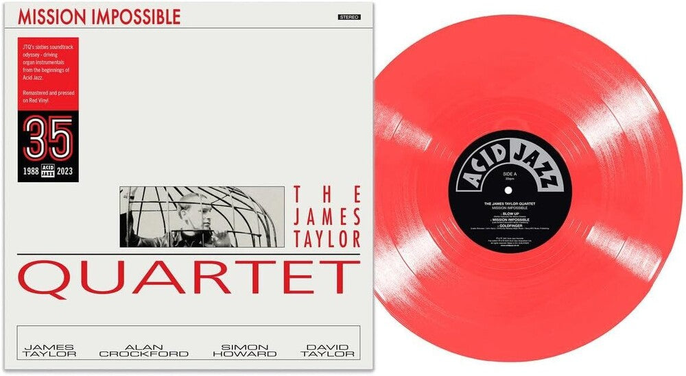 the album cover for The James Taylor Quartet - Mission Impossible [Colored Vinyl]