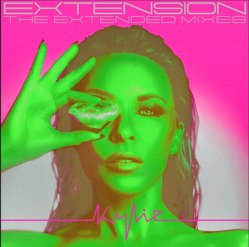 the album cover for Kylie Minogue - Extension The Extended Mixes [Splatter 2LP]