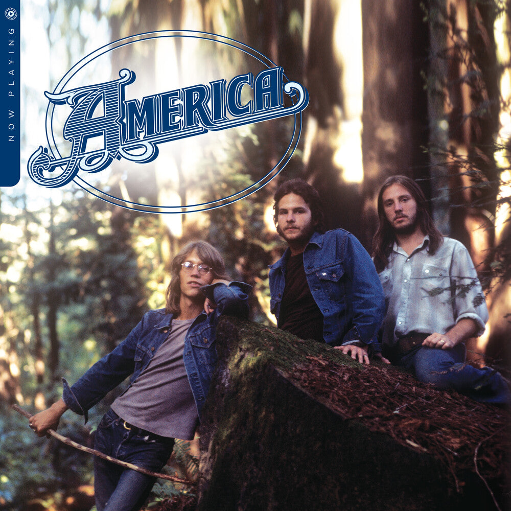 the album cover for America - Now Playing