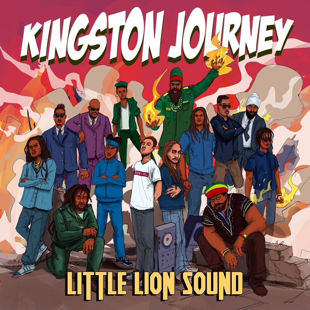 the album cover for Little Lion Sound - Kingston Journey