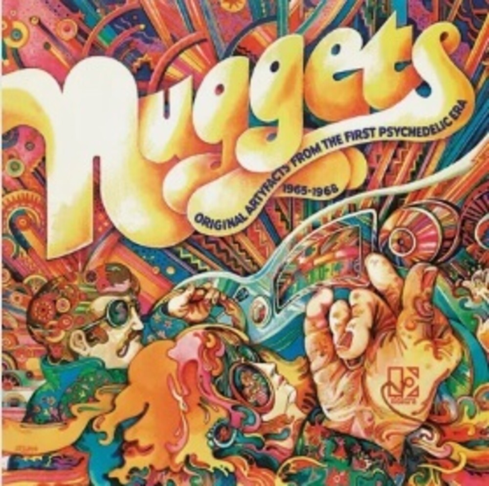 the album cover for Nuggets - Nuggets: Original Artyfacts From The First Psychedelic Era (1965-1968) [SYEOR 24 Exclusive Psychedelic 2LP]