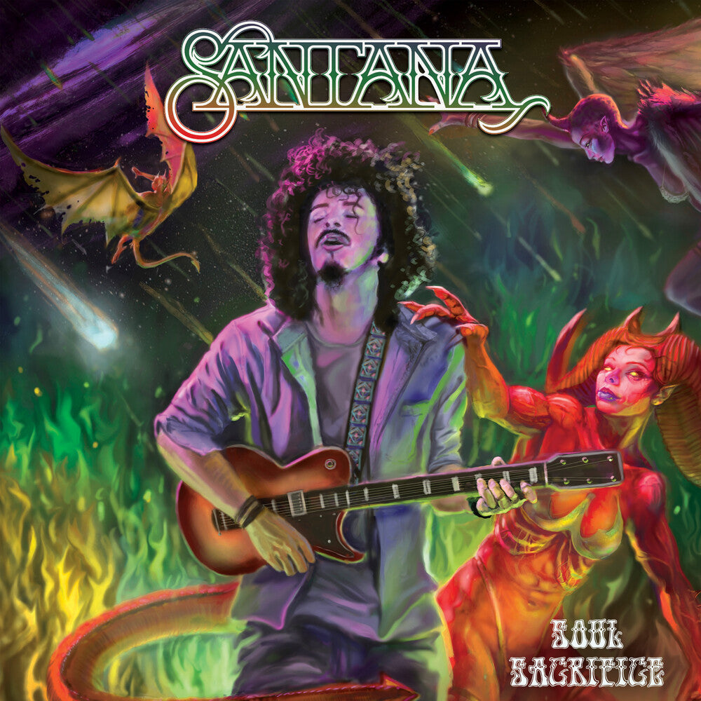 the album cover for Santana - Soul Sacrifice [Colored Vinyl]