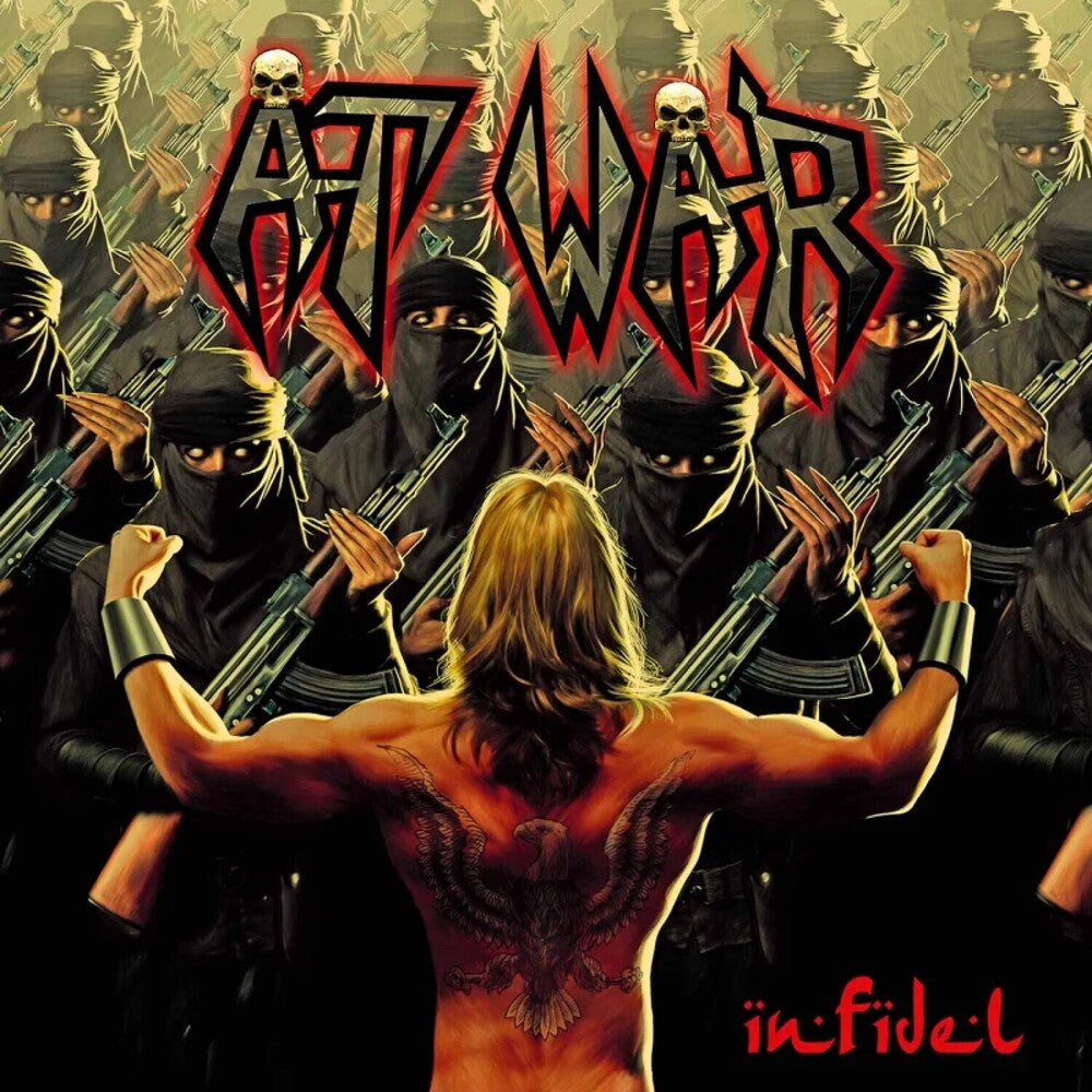 the album cover for At War - Infidel - Camouflage Splatter [Colored Vinyl] (Spla)