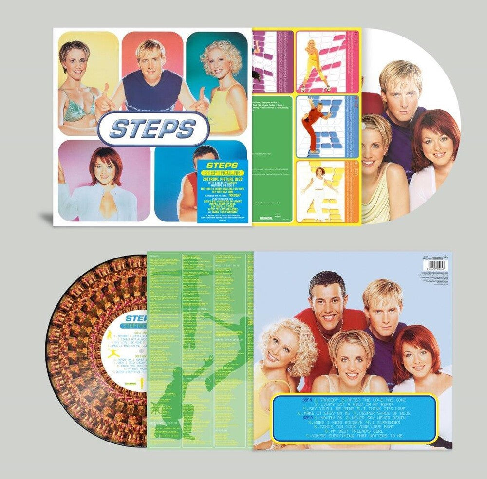 the album cover for Steps - Steptacular (Pict) (Uk)