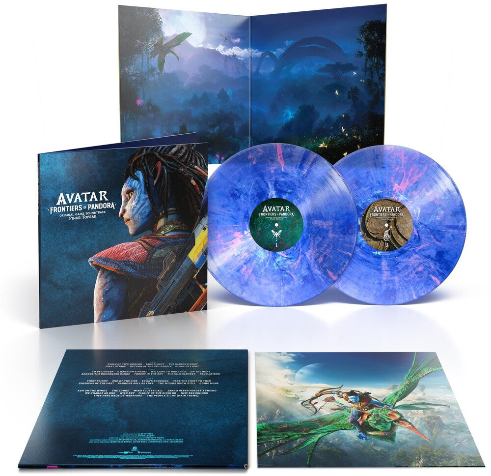 the album cover for Pinar Toprak (Blue) (Cvnl) (Pnk) - Avatar: Frontiers Of Pandora (Blue) [Clear Vinyl] (Pnk)