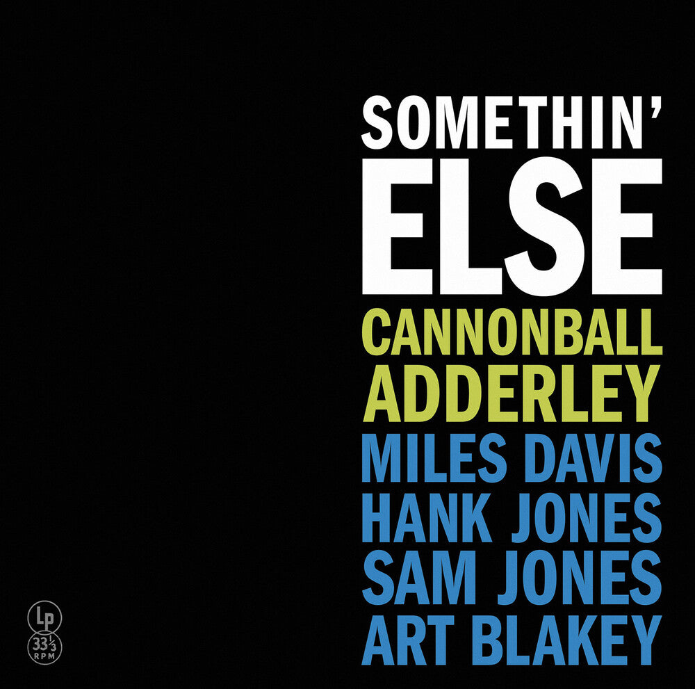 the album cover for Cannonball Adderley - Somethin Else [Colored Vinyl] (Ylw) (Uk)