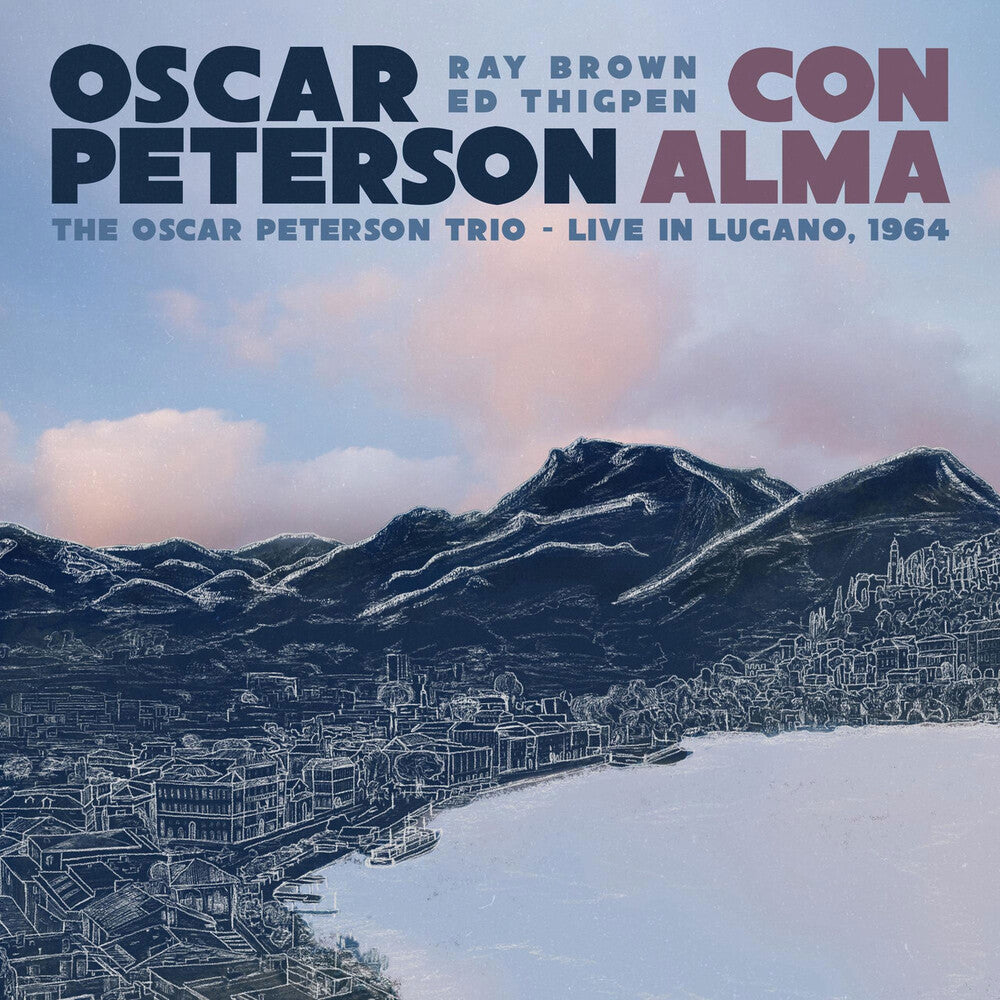 the album cover for Oscar Peterson - Con Alma: The Oscar Peterson Trio Live In Lugano