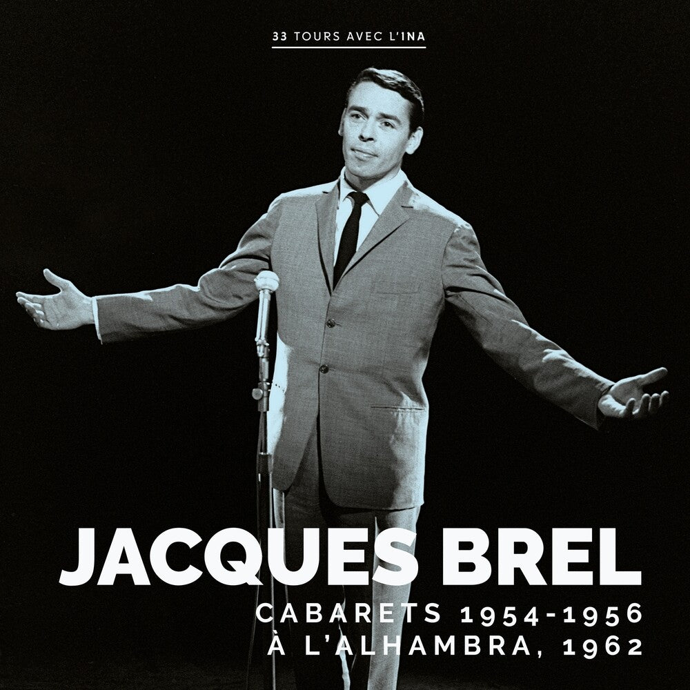 the album cover for Jacques Brel - Cabarets 1954-1956 (Uk)