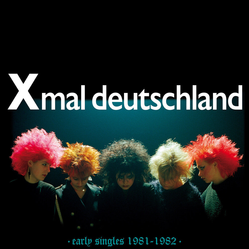 the album cover for Xmal Deutschland - Early Singles (1981-1982) [Purple LP]