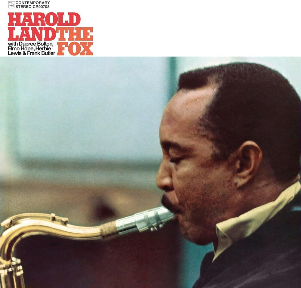 the album cover for Harold Land - The Fox [Contemporary Records Acoustic Sounds Series LP]