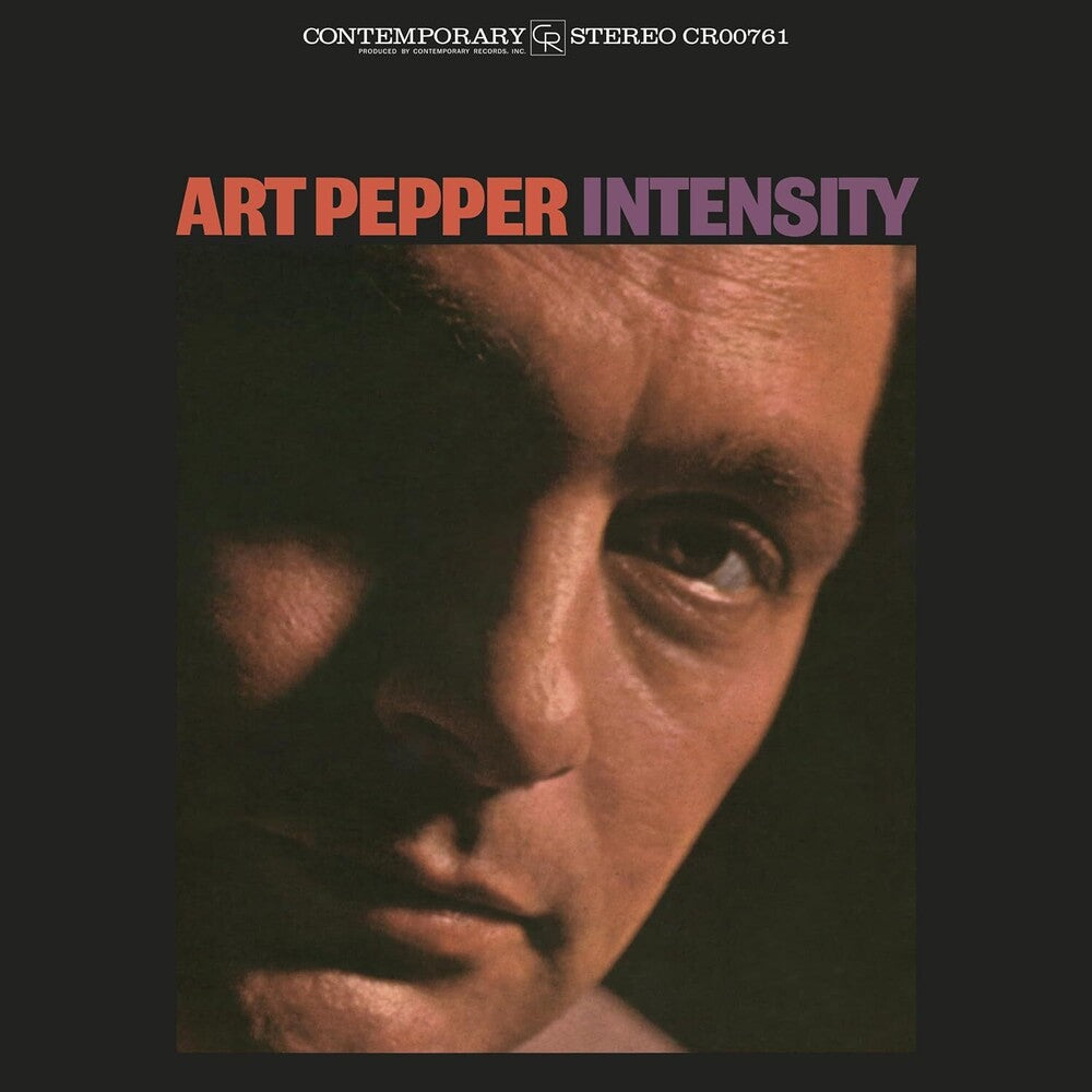 the album cover for Art Pepper Quintet - Intensity [Contemporary Records Acoustic Sounds Series LP]