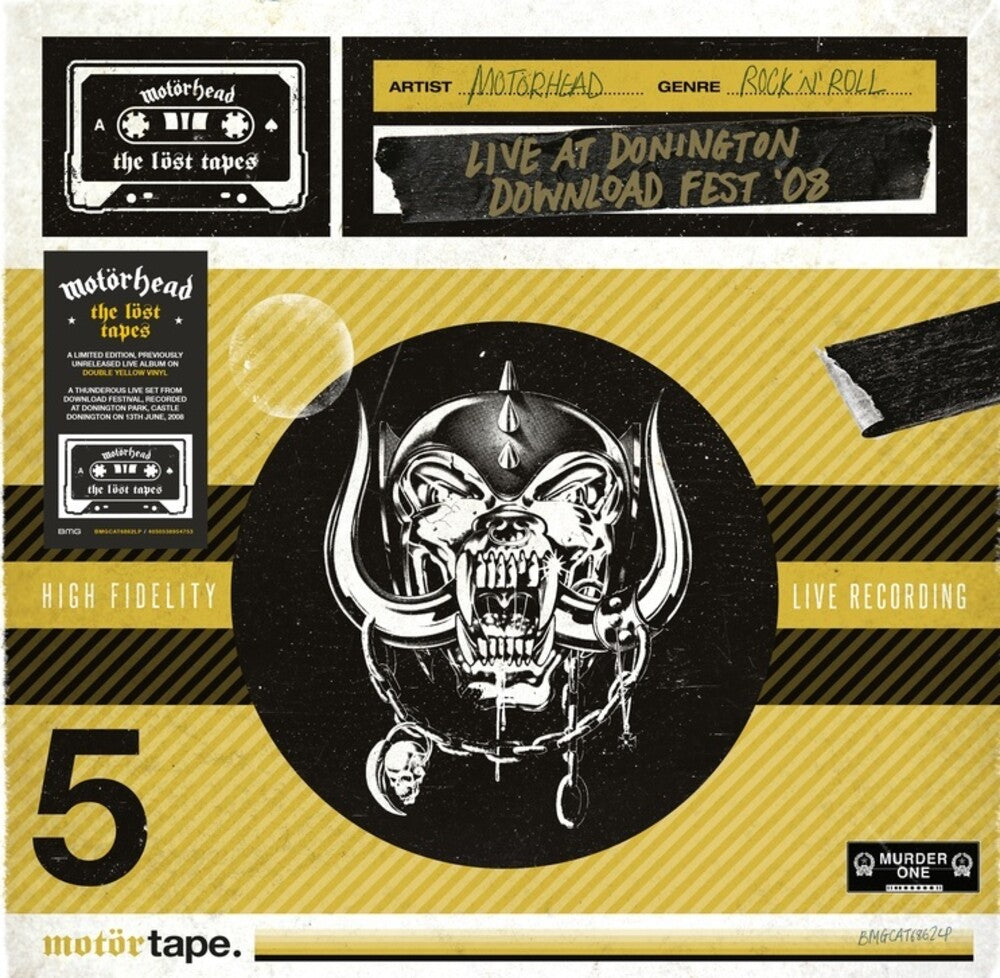 the album cover for Motörhead - Lost Tapes Vol. 5 (Live At Donington, 2008)