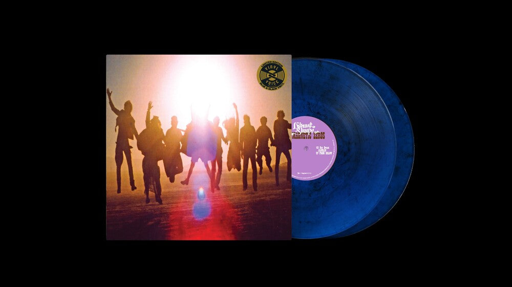 the album cover for Edward Sharp  & The Magnetic Zeros - Up From Below (Blk) (Blue) [Colored Vinyl] (Gate) [Limited Edition]