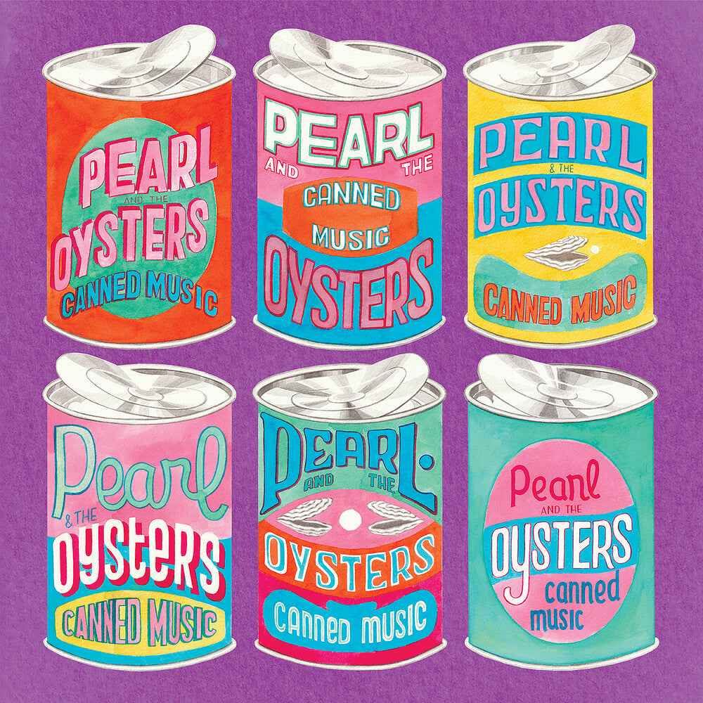 the album cover for Pearl & The Oysters - Canned Music - Blue (Blue) [Colored Vinyl]