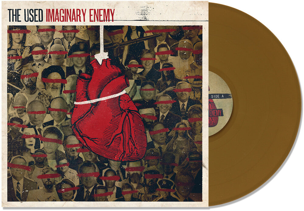 the album cover for The Used - Imaginary Enemy - Gold [Colored Vinyl] (Gol) [Reissue]