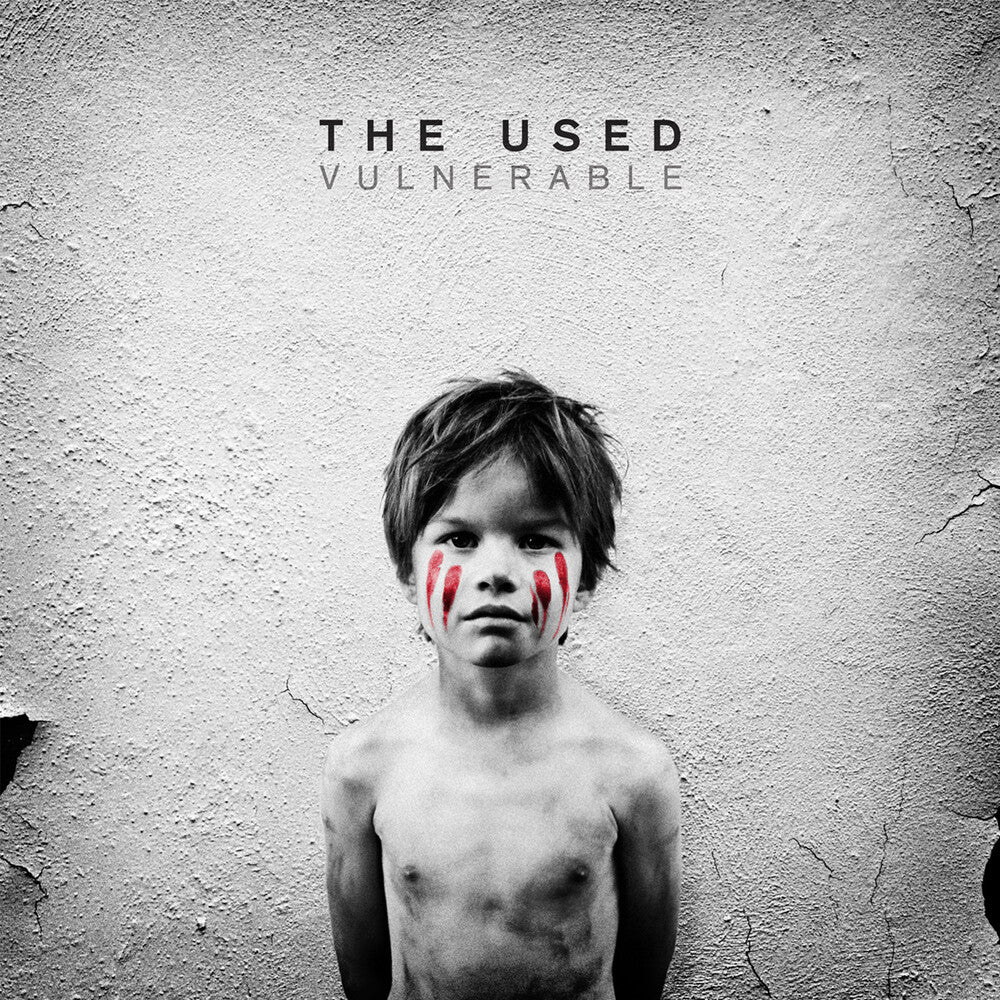 the album cover for The Used - Vulnerable [Indie Exclusive] [Colored Vinyl] (Red) (Wht) [Indie Exclusive] [Reissue]