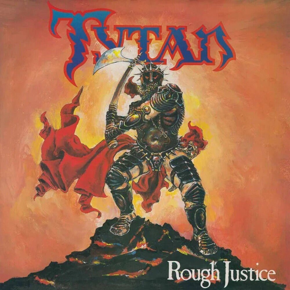 the album cover for Tytan - Rough Justice