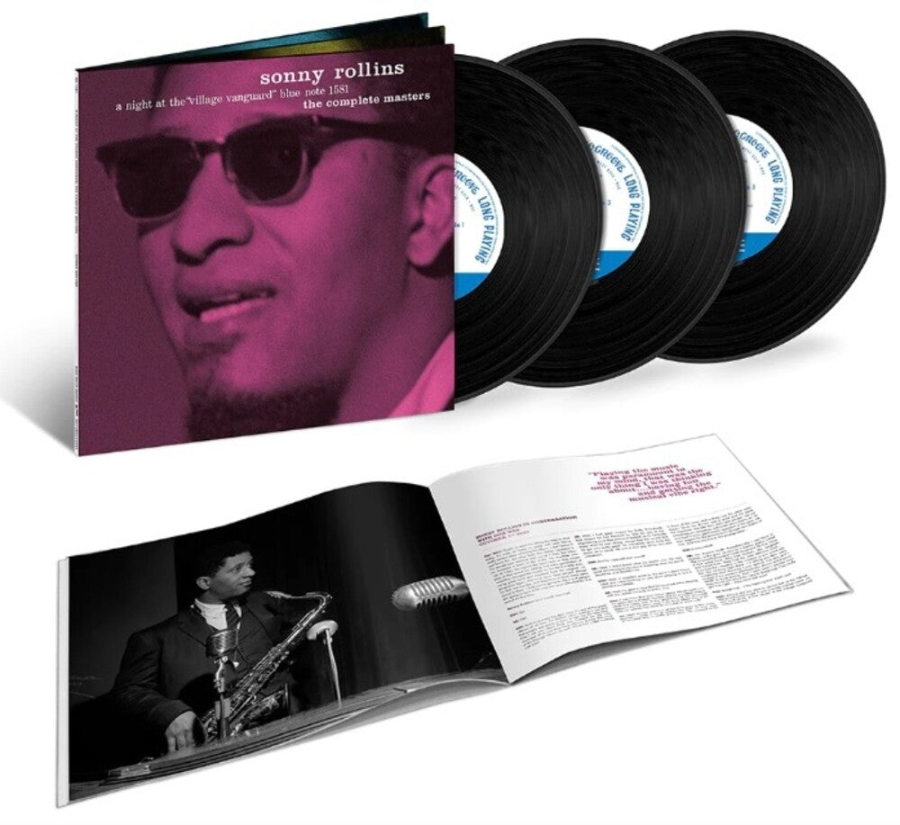 the album cover for Sonny Rollins - Night At The Village Vanguard: Complete Masters