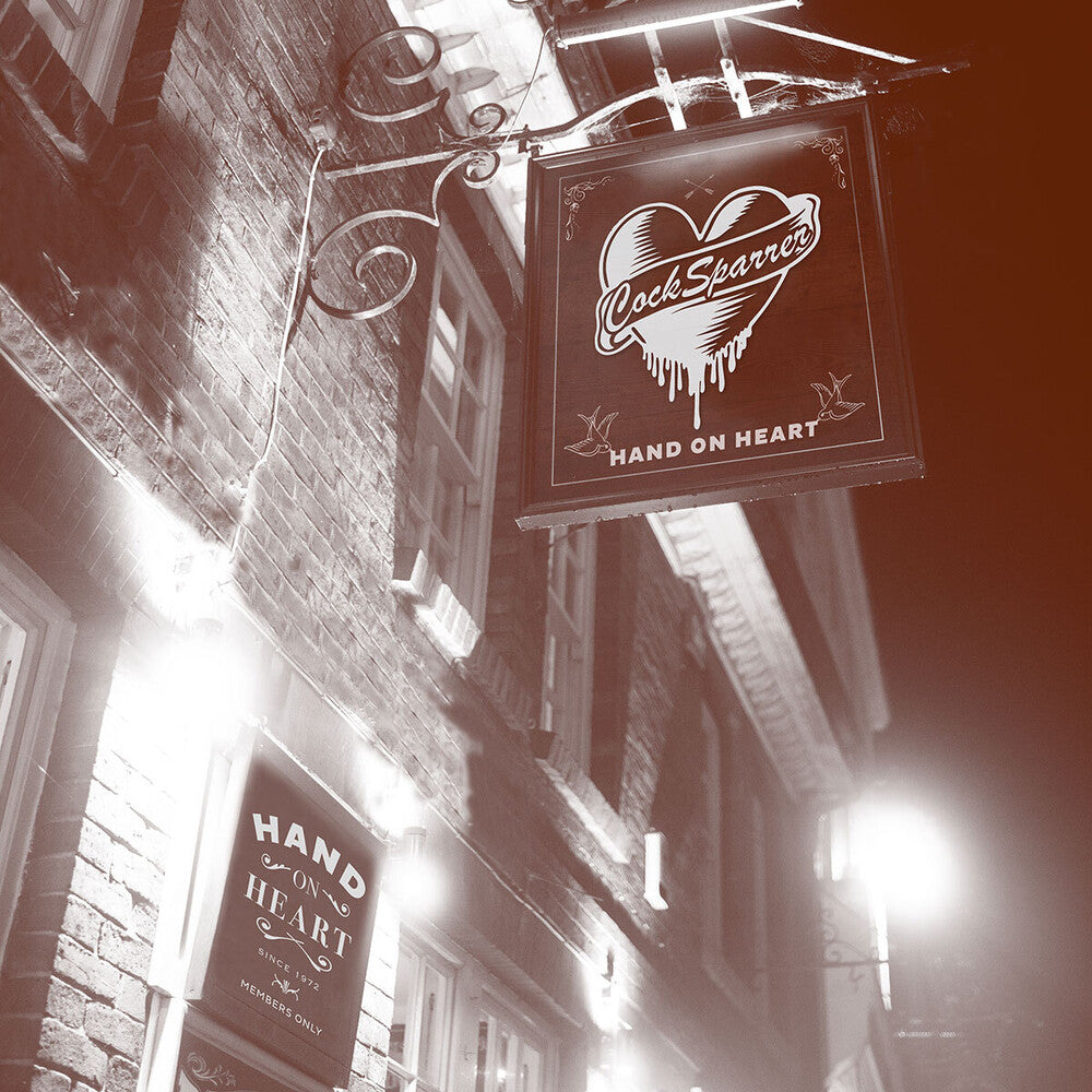 the album cover for Cock Sparrer - Hand On Heart