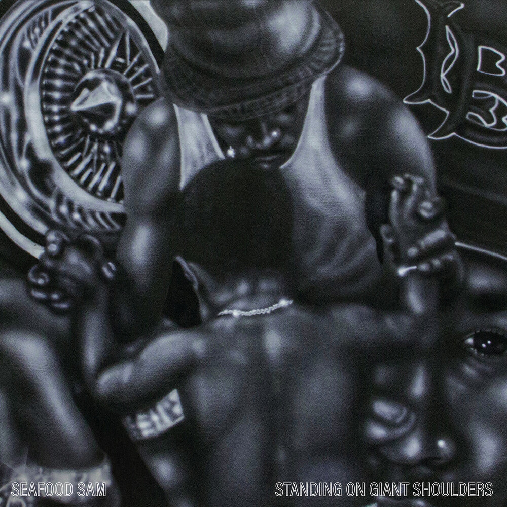 the album cover for Seafood Sam - Standing On Giant Shoulders - Forest Green [Colored Vinyl]