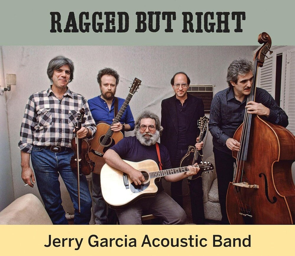 the album cover for Jerry Garcia - Ragged But Right