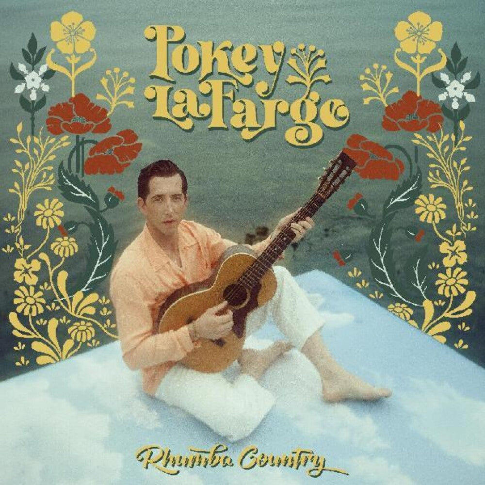 the album cover for Pokey LaFarge - Rhumba Country [Indie Exclusive Hi-melt Metallic Gold and Autographed Dance Card Included LP]