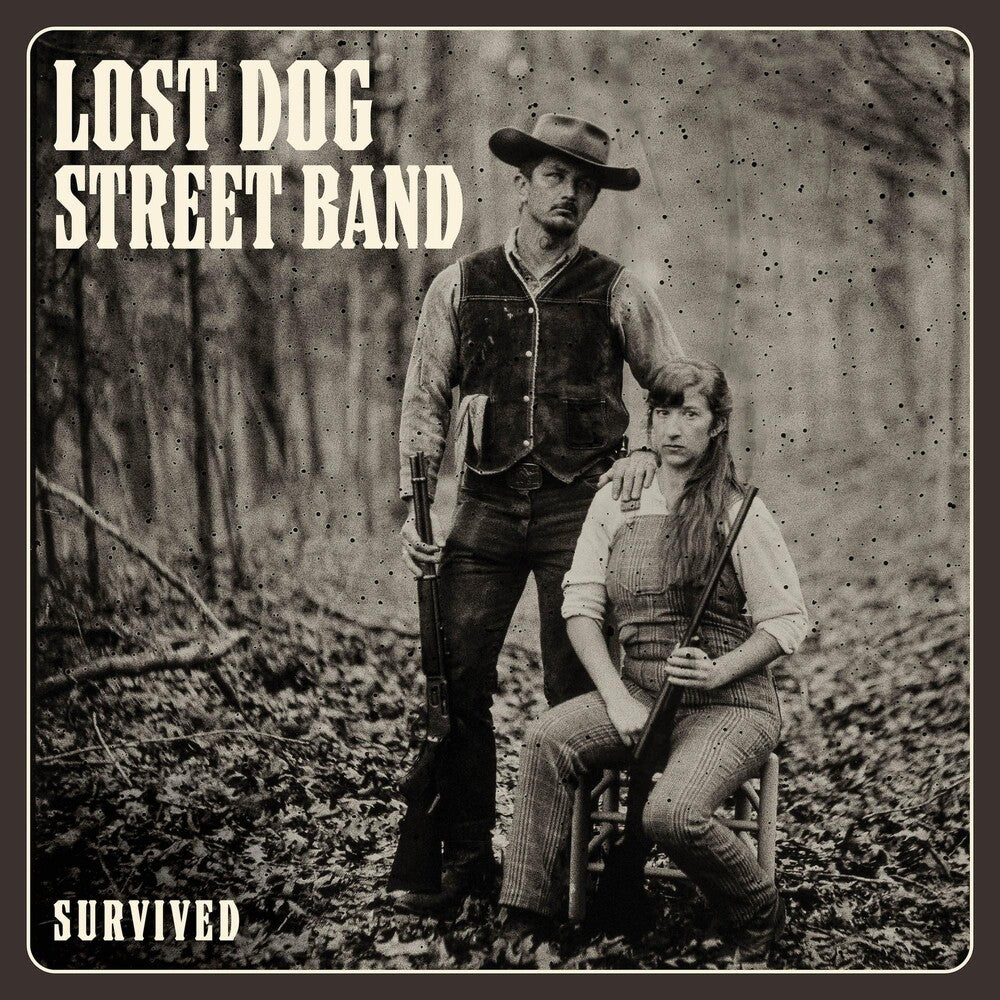 the album cover for Lost Dog Street Band - Survived [LP]