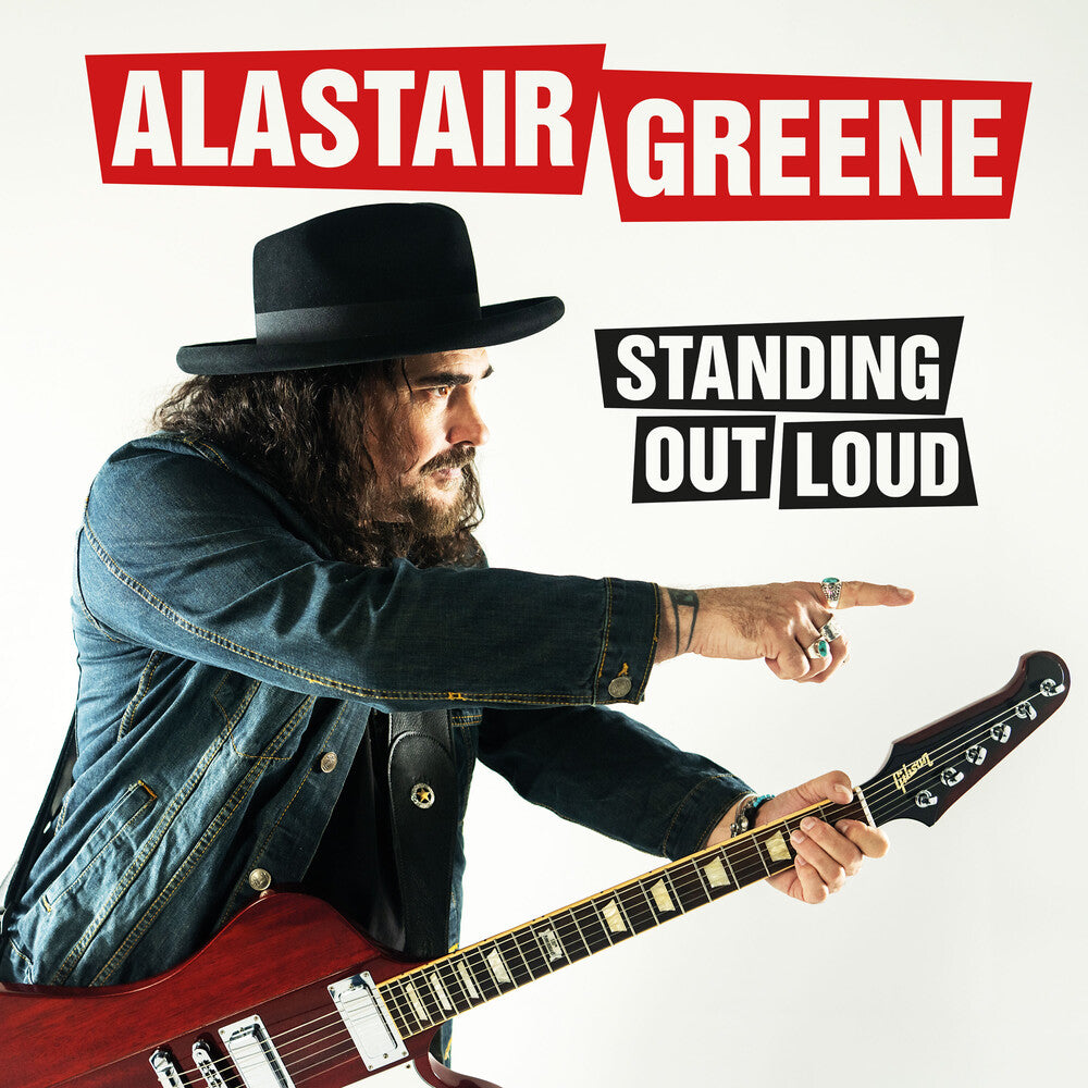 the album cover for Alastair Greene - Standing Out Loud