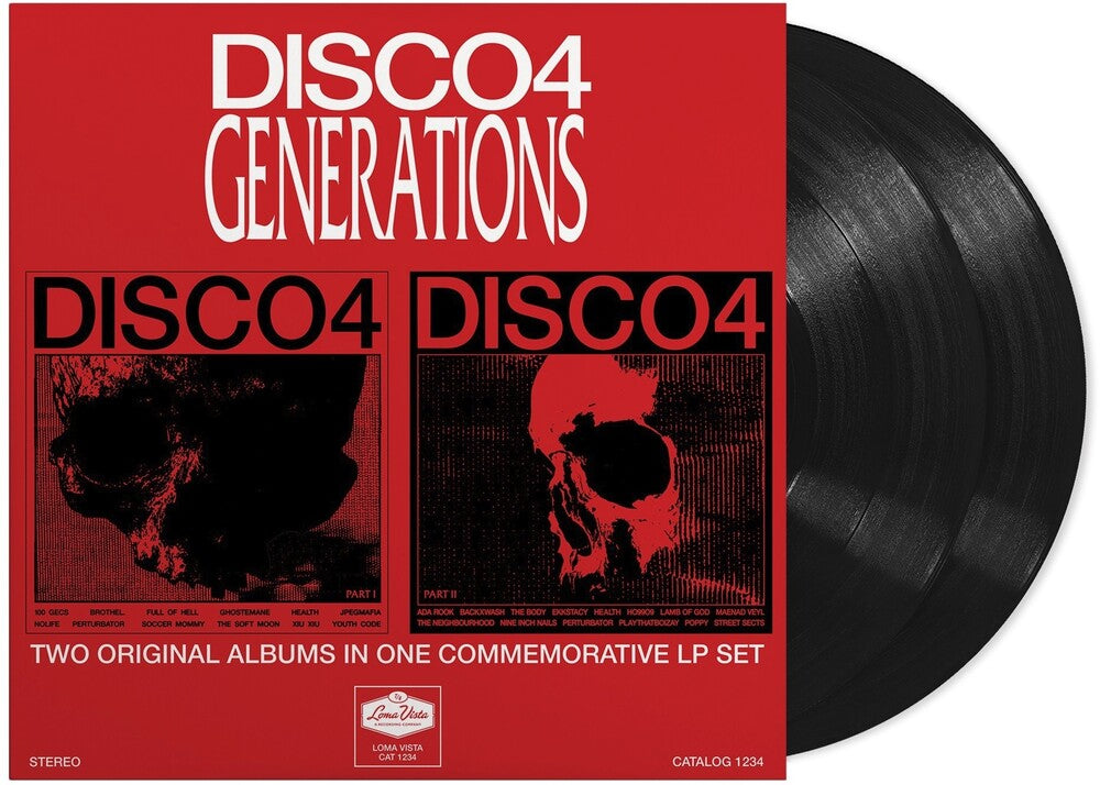 the album cover for Health - GENERATIONS (DISCO4 :: PARTS 1 & 2) [2LP]