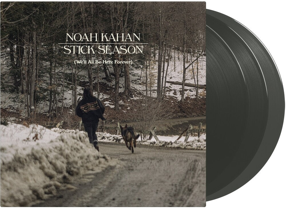the album cover for Noah Kahan - Stick Season (We'll All Be Here Forever) [Black Ice 3 LP]