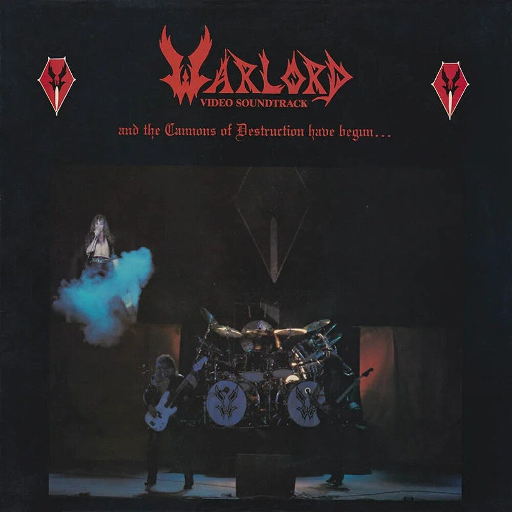 the album cover for Warlord - And The Cannons Of Destruction Have Begun (Blk)